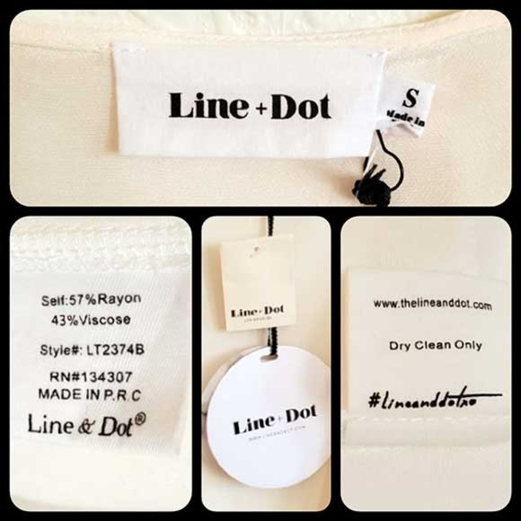 Line & Dot Haylee Ruffled Wrap-SMALL-NWT-V… - Picture 4 of 4